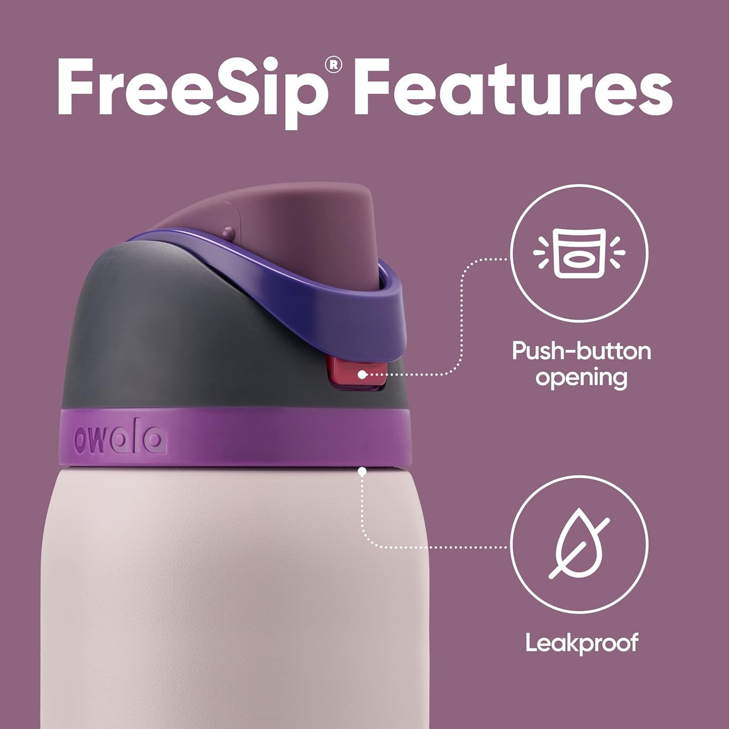 Owala SmoothSip Insulated Stainless Steel Coffee Tumbler