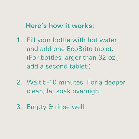 Bottle Cleaning Tablets
